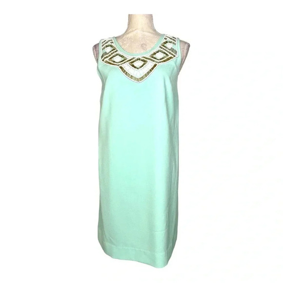 Lilly Pulitzer Sabrina Beaded Shift Dress 👗 Small‎ - Picture 3 of 9